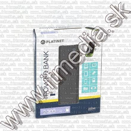 Image of Platinet Powerbank 2200mAh Black + Green (42919) (Plastic) (IT11580)